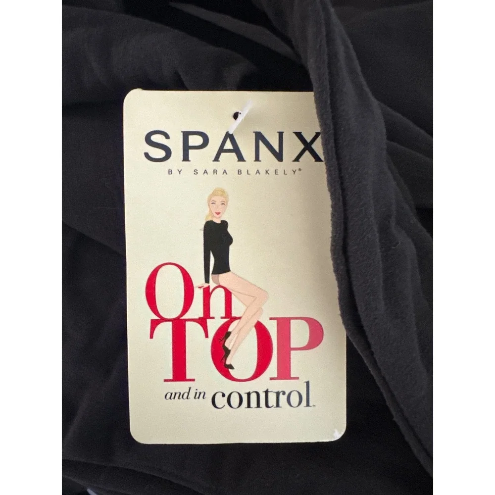 Spanx Classic Chic Turtleneck Top Womens‎ Large Brown Slimming Shapewear NWT